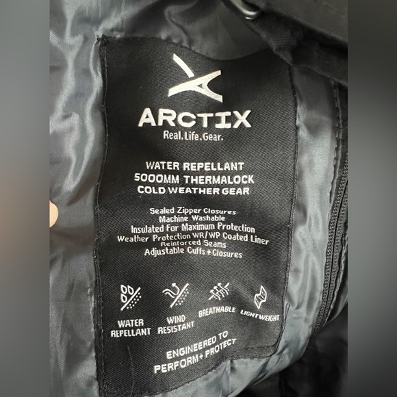 Arctix Women's M 8 10 Essential Insulated Bib Overalls Black Ski Snow - Picture 13 of 16